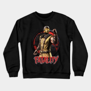 Team Scorpion Fatality Mortal Kombat Pro Kompetition Crewneck Sweatshirt